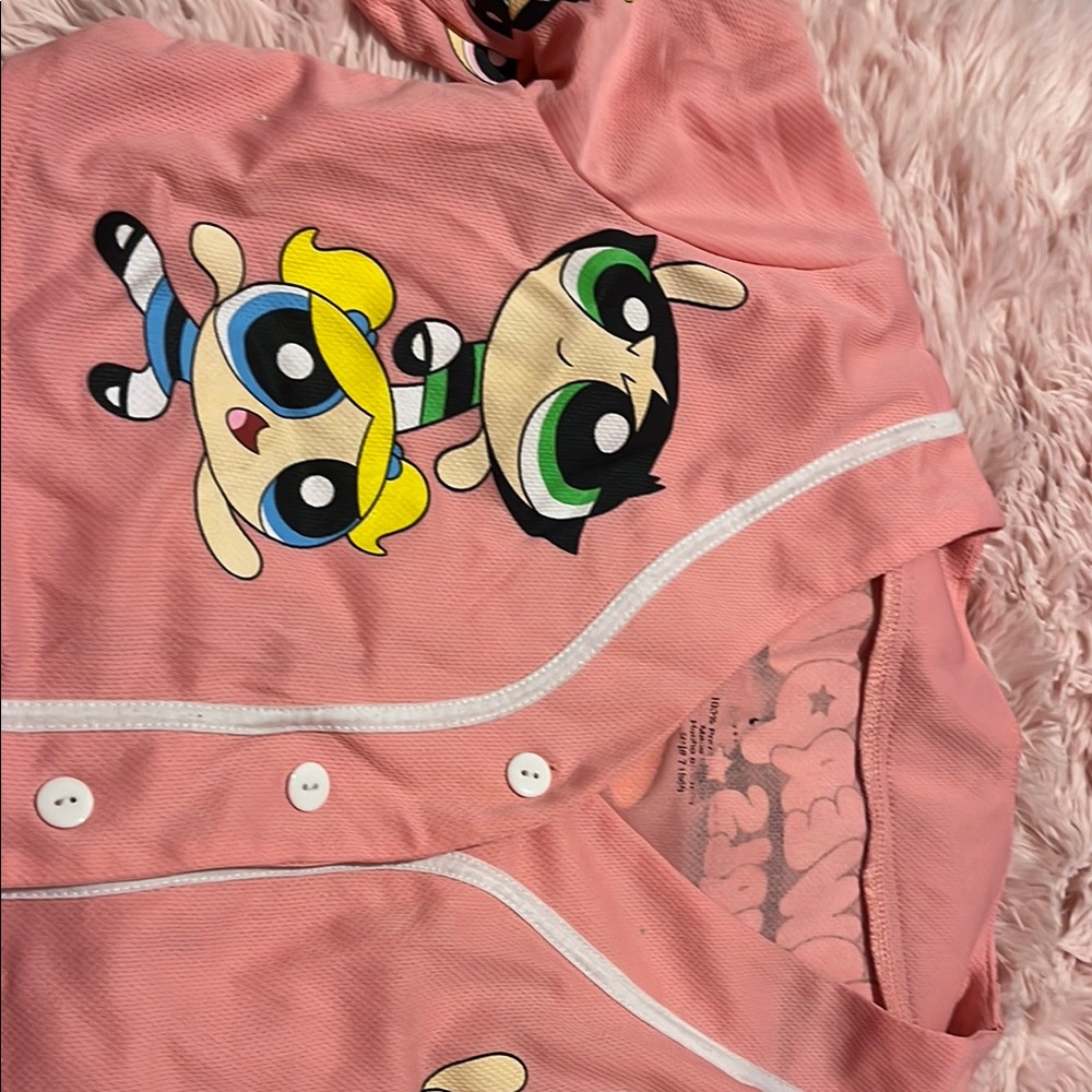 Pink Powerpuff Girls Button-Up Shirt